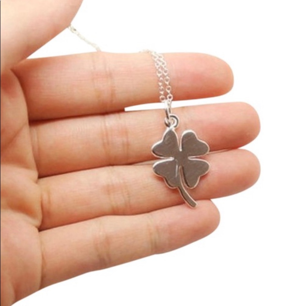 Four Leaf Clover Sterling Silver Necklace